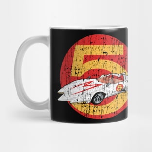 Mach 5 Distressed Mug